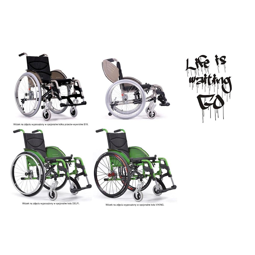Wózki inwalidzkie standardowe Vermeiren V200 GO