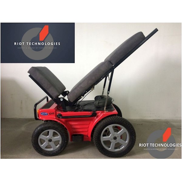 Wózki inwalidzkie z napędem elektrycznym RIOT Technologies Wózek z modyfikacją