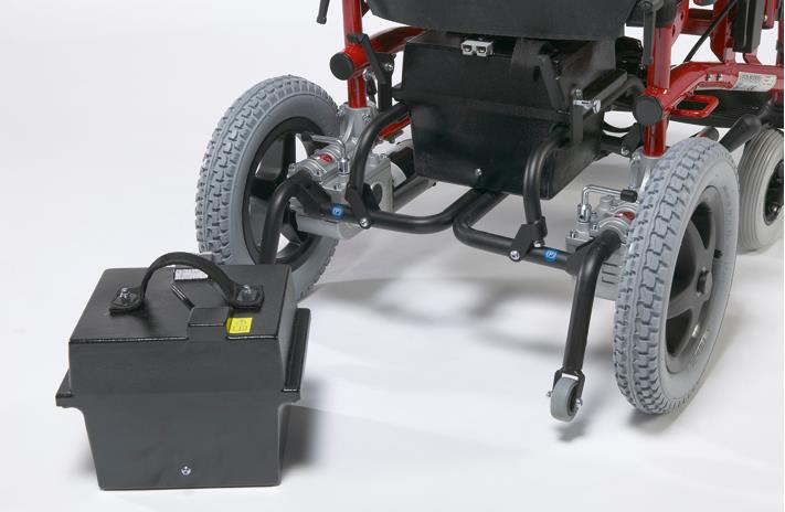 Wózki inwalidzkie z napędem elektrycznym Vermeiren Rapido