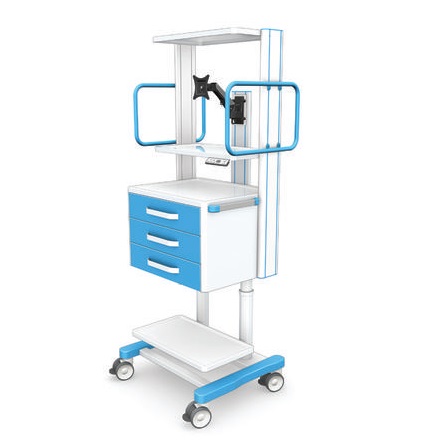 Wózki na aparaturę medyczną TECH-MED Sp. z o.o. APAR-2