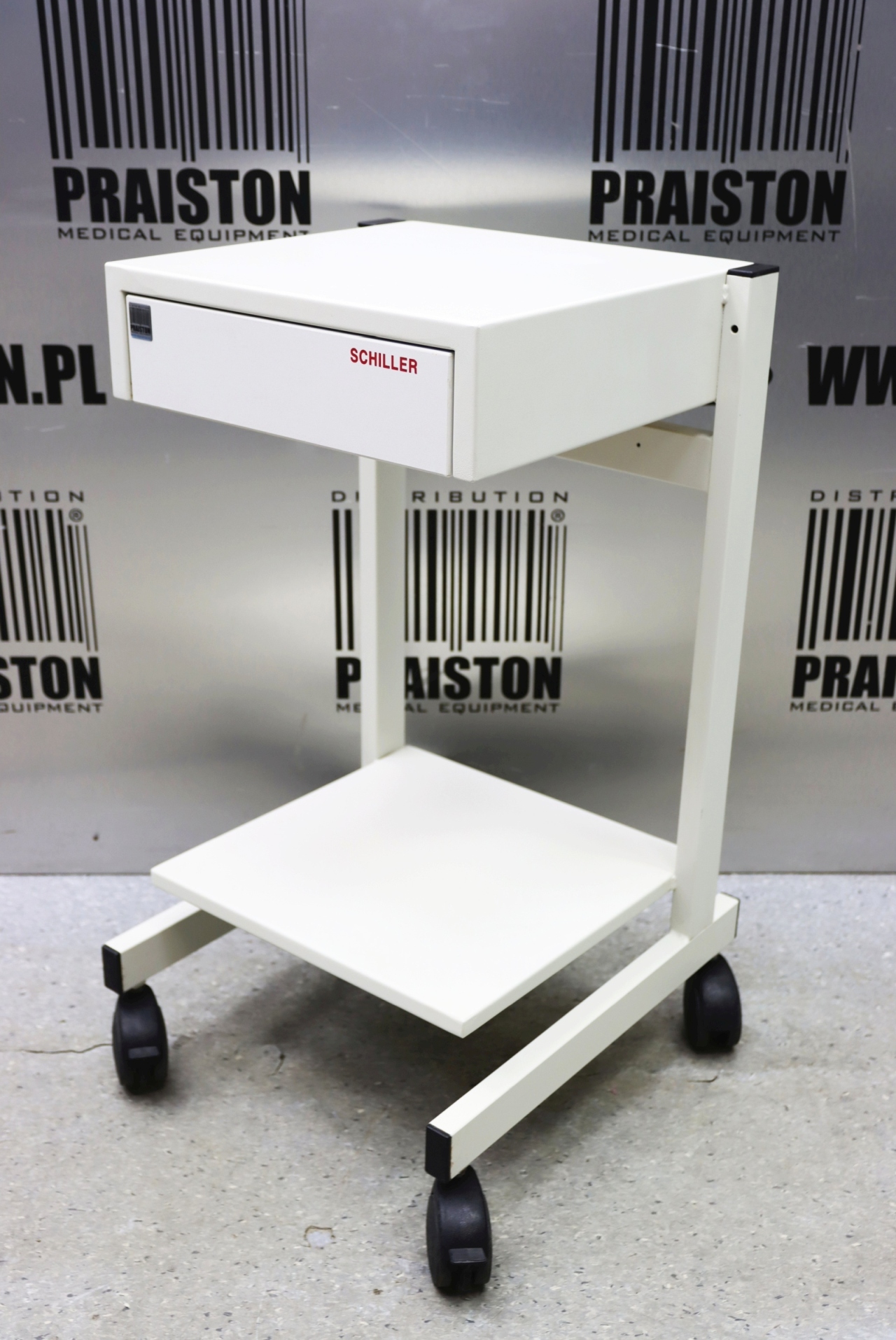 Wózki na aparaturę medyczną używane B/D Schiller - Praiston rekondycjonowany