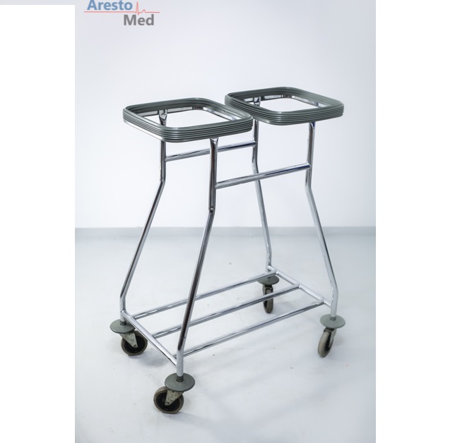 Wózki na odpady medyczne oraz brudną bieliznę używane B/D Arestomed używane