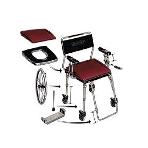 Wózki prysznicowo - sanitarne w pozycji siedzącej Borringia Chameleon 120