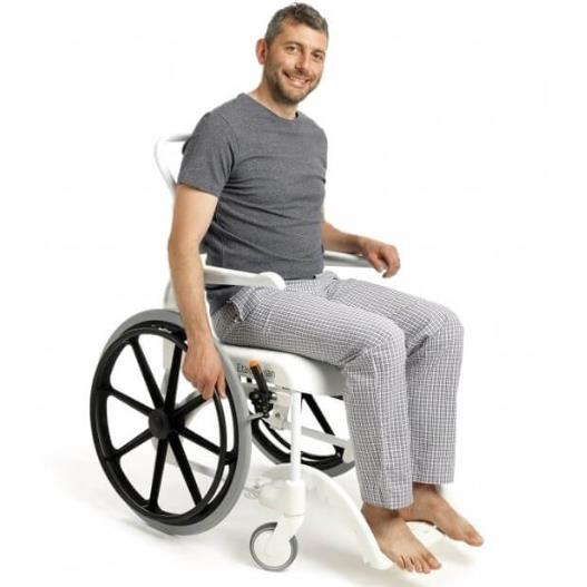 Wózki prysznicowo - sanitarne w pozycji siedzącej Etac AB Clean