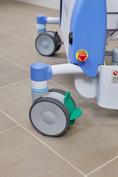 Wózki prysznicowo - sanitarne w pozycji siedzącej Lopital Elexo XXL