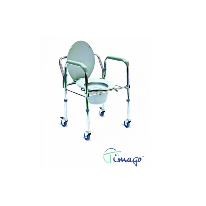 Wózki prysznicowo - sanitarne w pozycji siedzącej Timago Toaletowy
