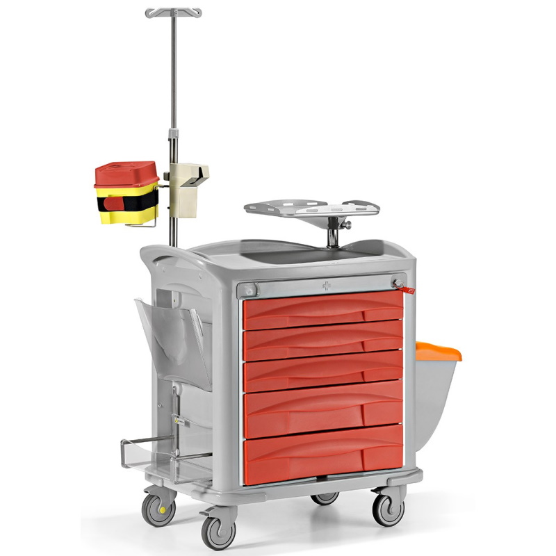 Wózki reanimacyjne i anestezjologiczne Favero Overtour