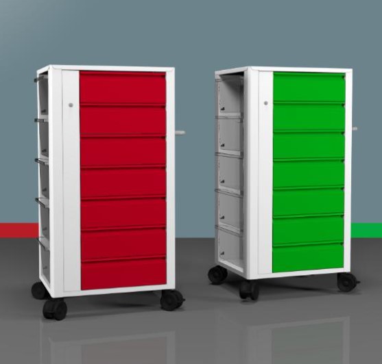 Wózki transportowe do endoskopów GANDY ETS