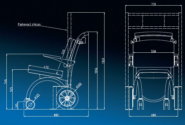 Wózki transportowe w pozycji siedzącej GOLEM TZ