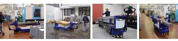 Wózki transportowe z napędem elektrycznym Zallys M8