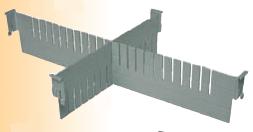 Wózki zabiegowe, organizacyjne i dokumentacyjne - akcesoria Villard ADAPTIS 1102.36 organizacyjne