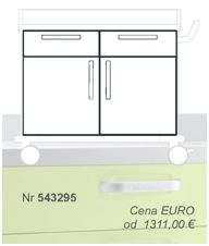 Wózki zabiegowe, organizacyjne i dokumentacyjne (szafki) Blanco 543295 Blanco