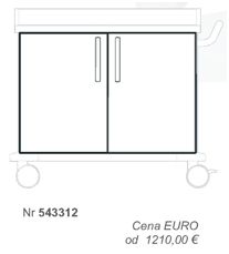 Wózki zabiegowe, organizacyjne i dokumentacyjne (szafki) Blanco 543312