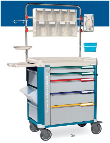 Wózki zabiegowe, organizacyjne i dokumentacyjne (szafki) FRANCEHOSPITAL CLM5C-S