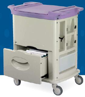 Wózki zabiegowe, organizacyjne i dokumentacyjne (szafki) FRANCEHOSPITAL ED1