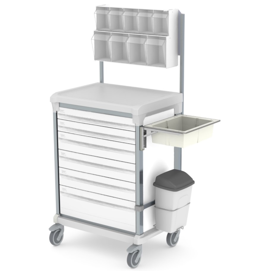 Wózki zabiegowe, organizacyjne i dokumentacyjne (szafki) Pegasus Apollo