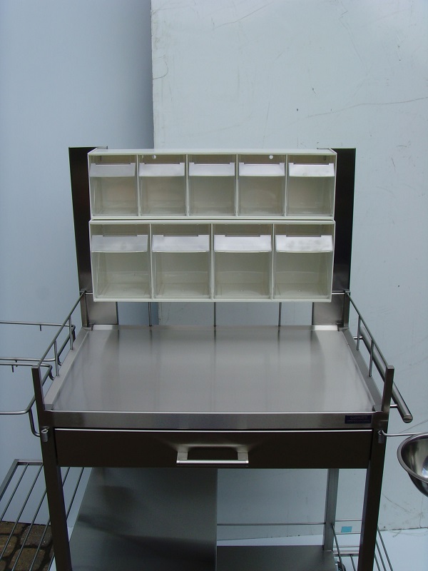 Wózki zabiegowe, organizacyjne i dokumentacyjne (szafki) TESA TESA