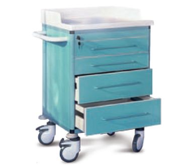 Wózki zabiegowe, organizacyjne i dokumentacyjne (szafki) TRIBO typ MM 301