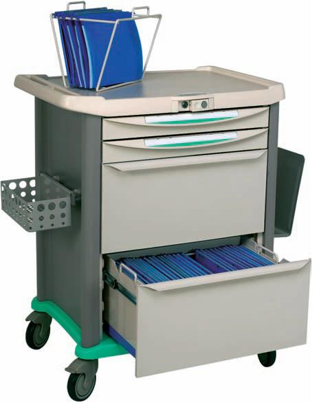 Wózki zabiegowe, organizacyjne i dokumentacyjne (szafki) Villard ADAPTIS 1000.02 organizacyjny