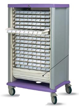 Wózki zabiegowe, organizacyjne i dokumentacyjne (szafki) Villard ADAPTIS 1000.18 organizacyjny