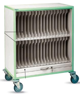 Wózki zabiegowe, organizacyjne i dokumentacyjne (szafki) Villard ADAPTIS 328.04 organizacyjny