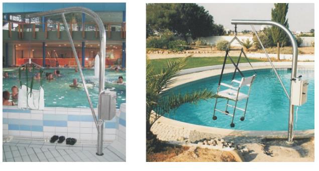 Wysięgnikowe podnośniki basenowe Hoyer HSGL-1