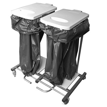 Zbieracze odpadów otwarte z obręczami na worki B/D WO-01