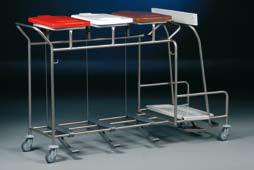 Zbieracze odpadów otwarte z obręczami na worki Hammerlit WU 375 (odpady)