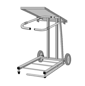 Zbieracze odpadów otwarte z obręczami na worki Spółdzielnia Mechaników SMS SW-60.1 / SW-120.1