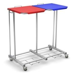 Zbieracze odpadów otwarte z obręczami na worki TECH-MED Sp. z o.o. WZ