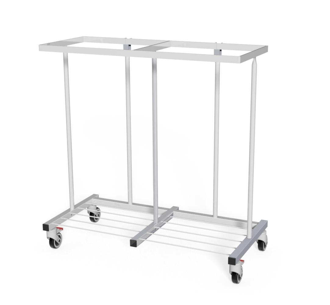 Zbieracze odpadów otwarte z obręczami na worki WIBO-BT WM8013