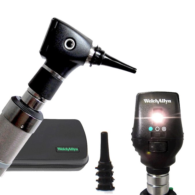 Zestawy diagnostyczne - otoskop i oftalmoskop Welch Allyn WA 97200-BI