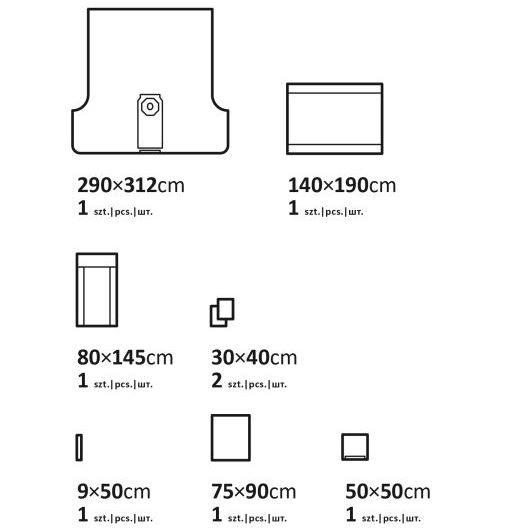 Zestawy do ginekologii – obłożenia pola operacyjnego Mercator Medical opero® SET I