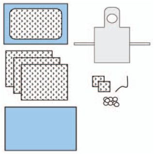 Zestawy do ginekologii – obłożenia pola operacyjnego ZARYS AT-DEL 3