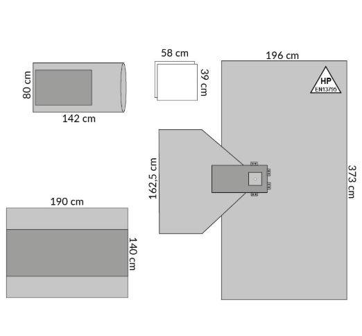 Zestawy do ortopedii – obłożenia pola operacyjnego Medline TB29409CE