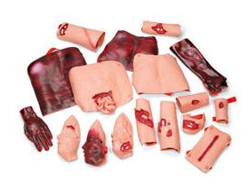 Zestawy do pozoracji ran Nasco Trauma Moulage Kit