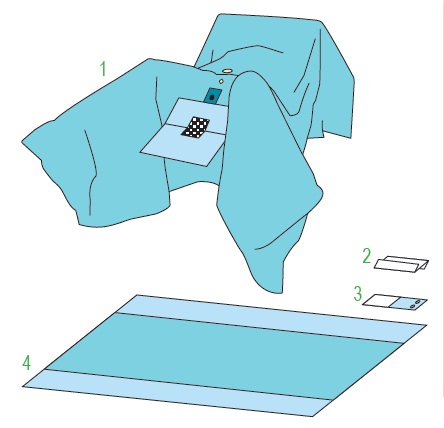 Zestawy do urologii – obłożenia pola operacyjnego BARRIER/MOLNLYCKE Zestaw do zabiegów urologicznych TUR z sitem I 888225