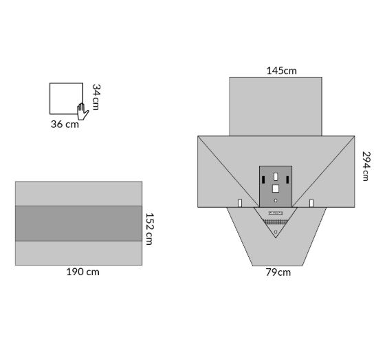Zestawy do urologii – obłożenia pola operacyjnego Medline DYJPETUPSM