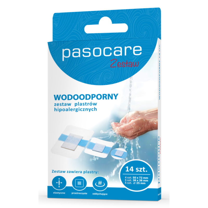 Zestawy przylepców i plastrów Paso-Trading WODOODPORNE PLUS