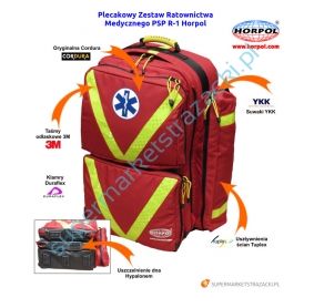 Zestawy ratownicze HORPOL PSP R-1 plecak z wyposażeniem