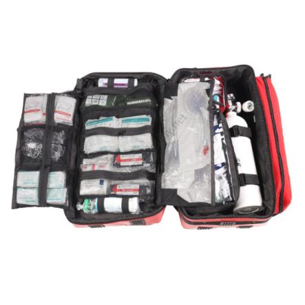 Zestawy ratownicze MED-WAR PSP R1 szyny kramera w plecaku