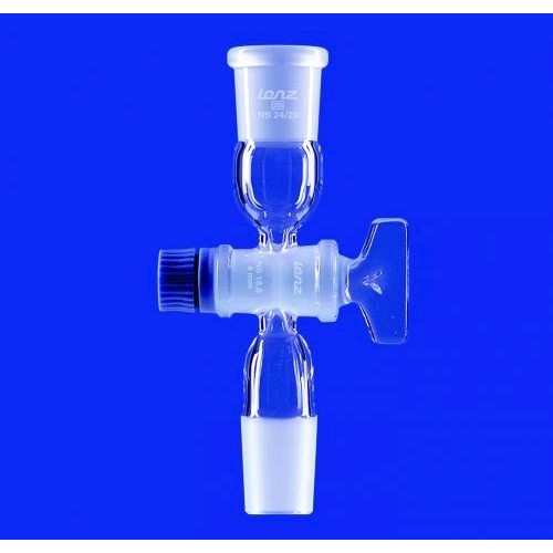 Złączki do destylacji ISOLAB Z kurkiem DURAN