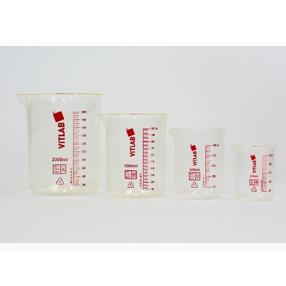 Zlewki z tworzywa sztucznego VIT-LAB zlewki PMP