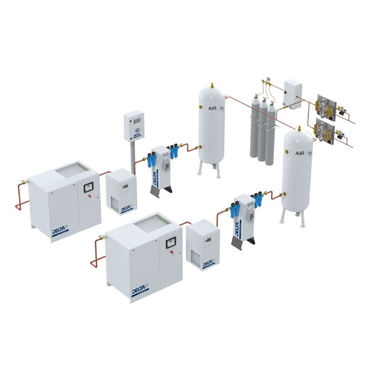 Systemy powietrza klasy medycznej / do narzędzi chirurgicznych