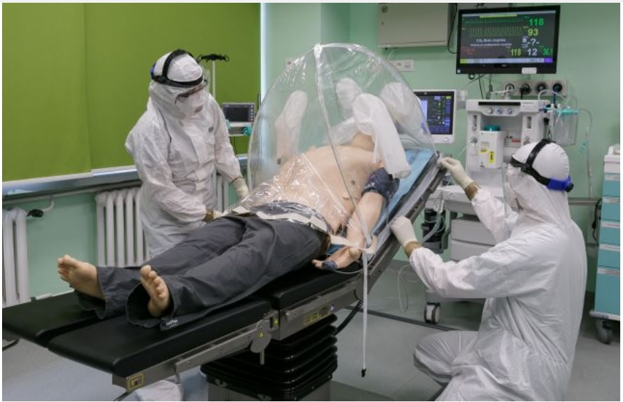 Polski wynalazek – namiot barierowy chroniący przed wirusem 