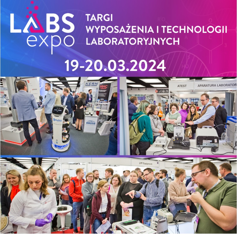 Program edukacyjno-naukowy podczas targów LABS EXPO 2024!
